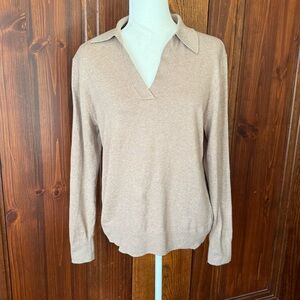 J. Crew Oatmeal Cotton Sweater Size M